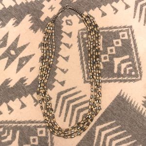Western, native look, beaded necklace.